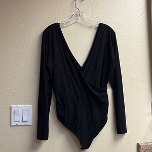 ASOS Wrap Front Body with Long sleeves top